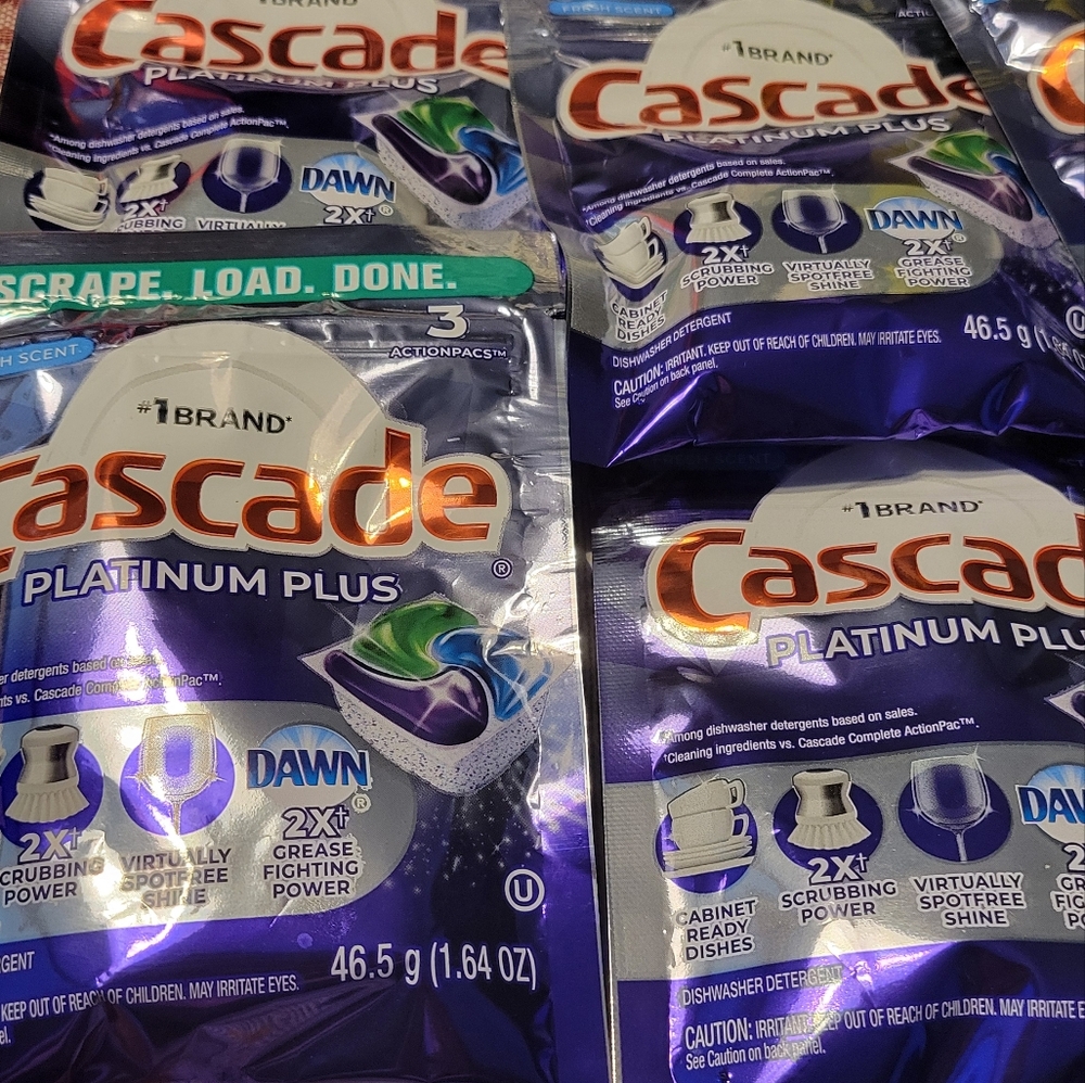 Cascade Platinum Plus Dishwasher Pods